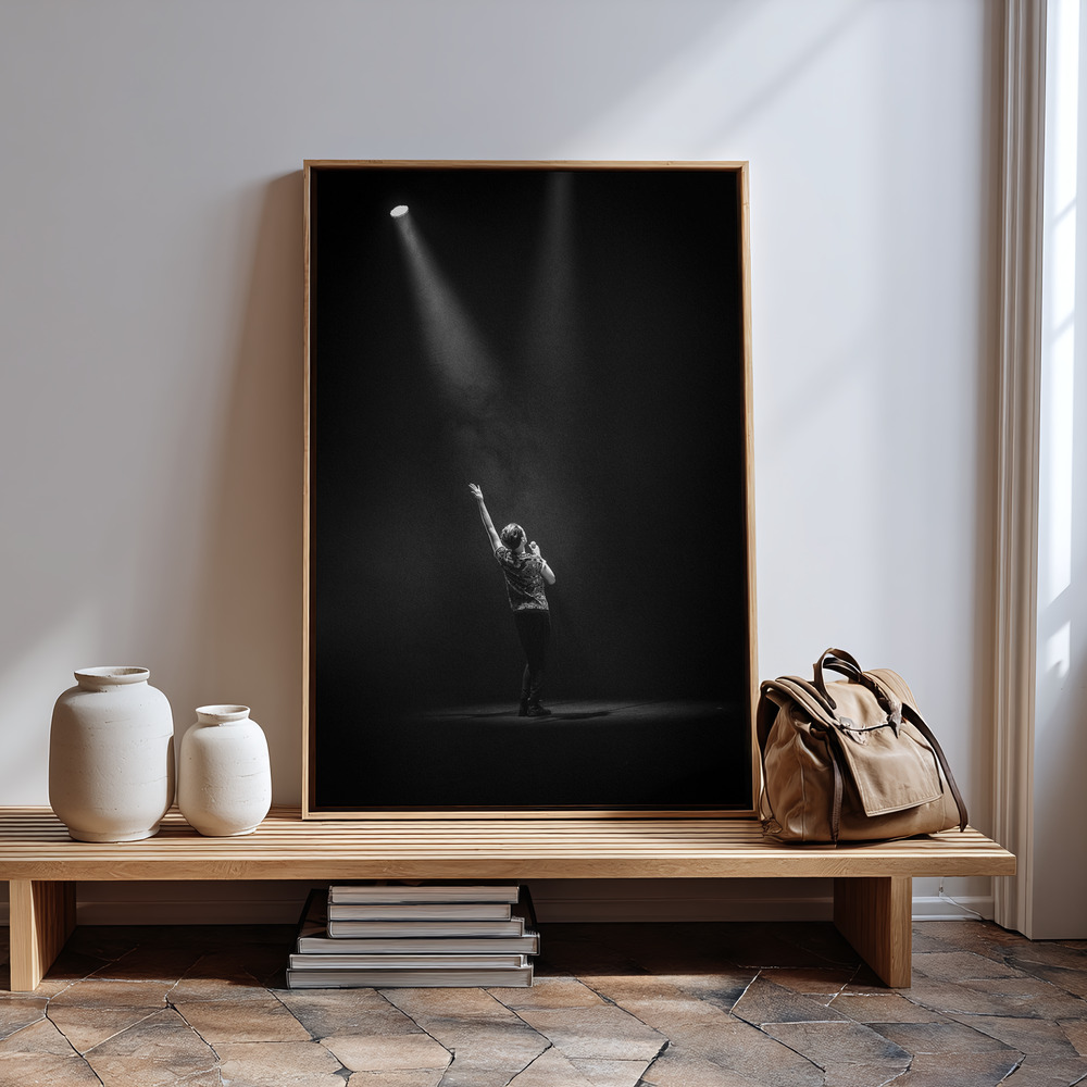 Canvas print - Shine on me in guest room