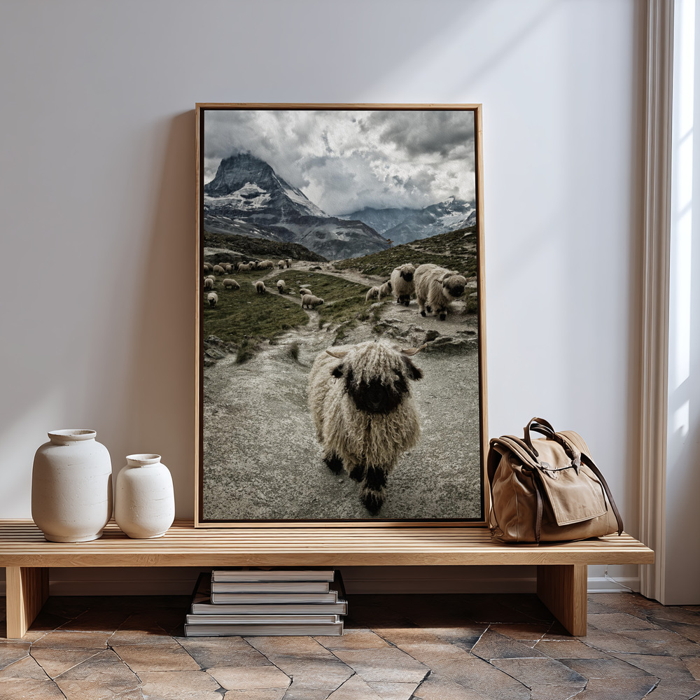Canvas print - Out of my way in guest room