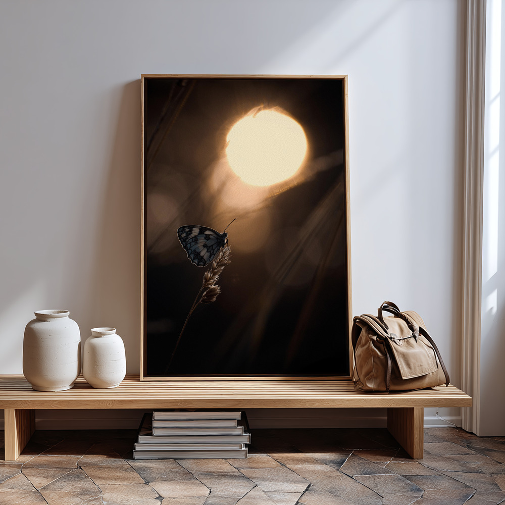Canvas print - Communion avec les astres in guest room