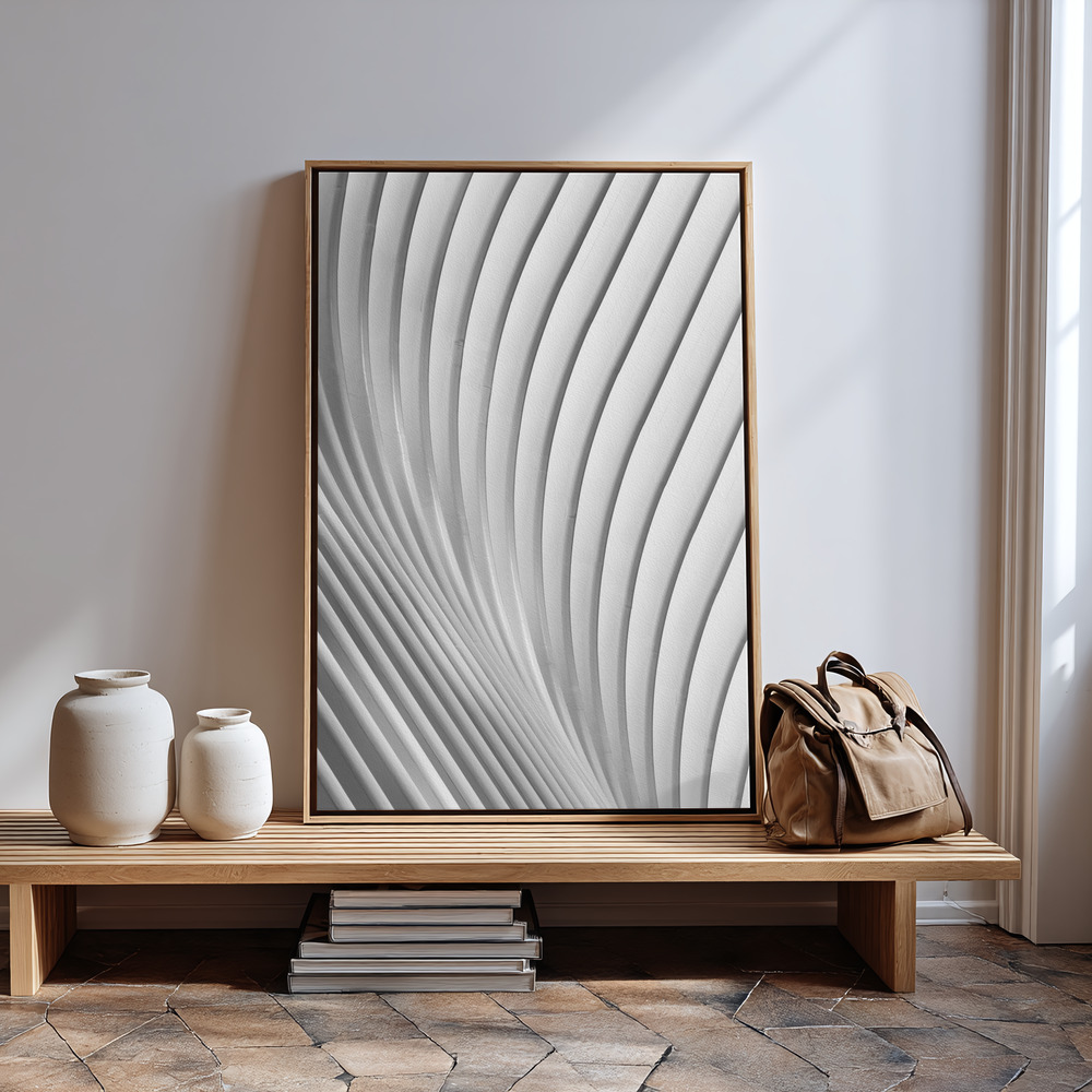 Canvas print - Calatrava Lines in guest room