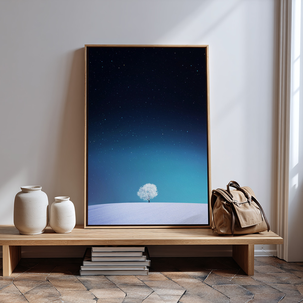 Canvas print - Apple in guest room