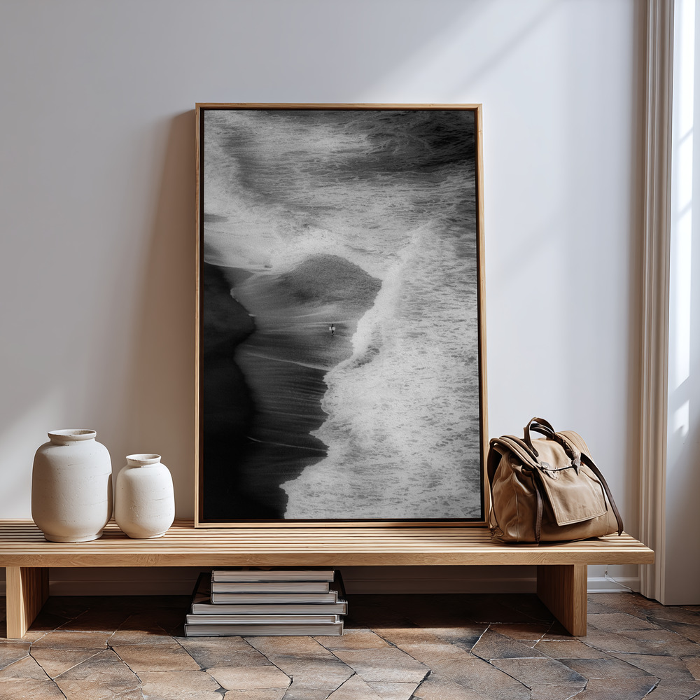 Canvas print - TRYING TO SURF in guest room