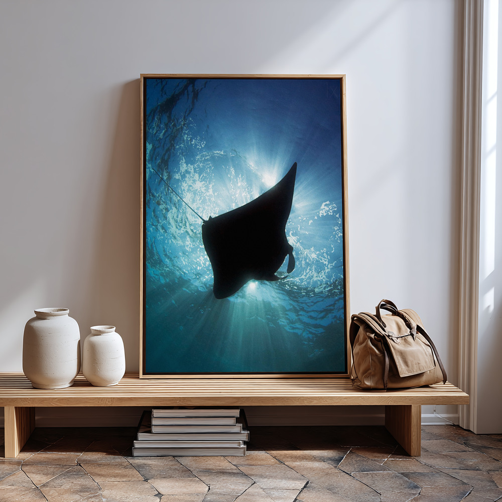 Canvastavla Manta Silhouette - Tavla - 100x150