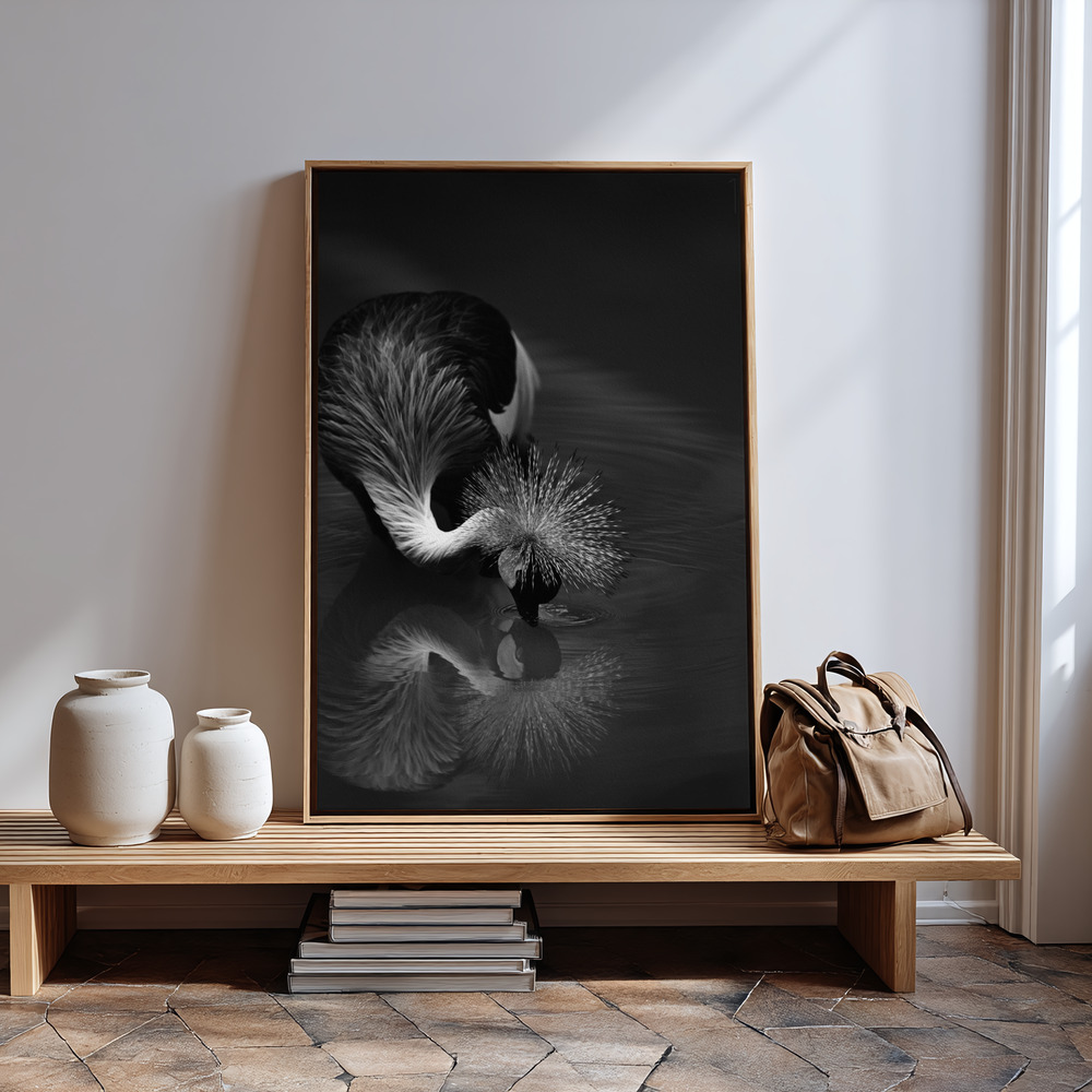 Canvas print - The reflection in guest room