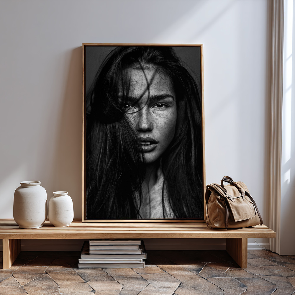 Canvas print - Romi in guest room