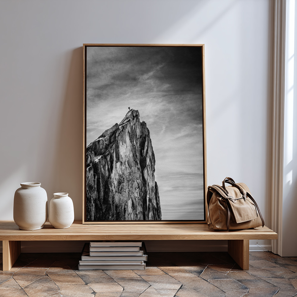Canvas print - Balancing between Earth and Sky in guest room