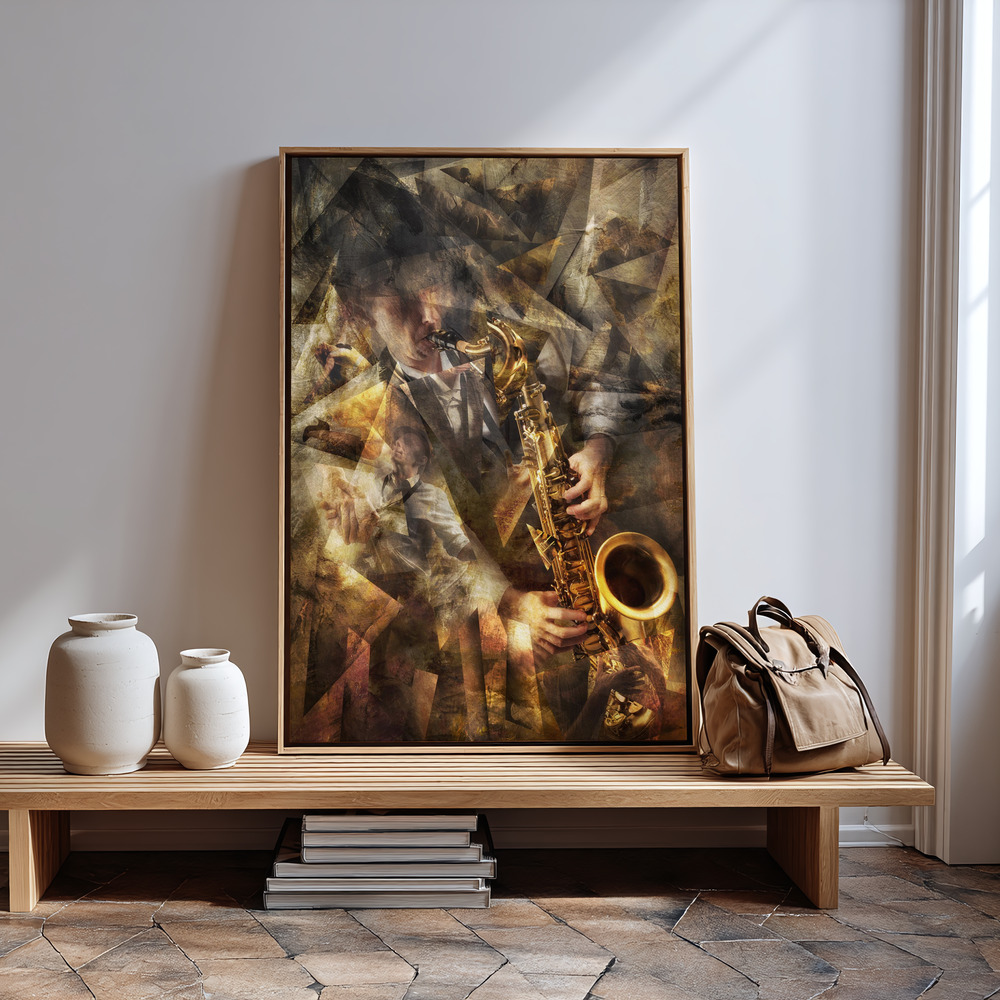 Canvas print - Jazz in guest room