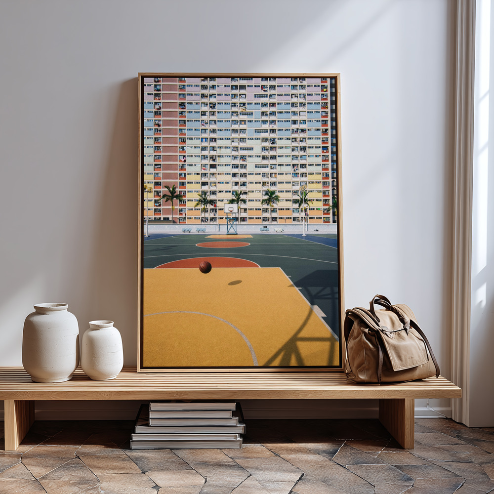 Canvas schilderi - Rainbow bij de ingang