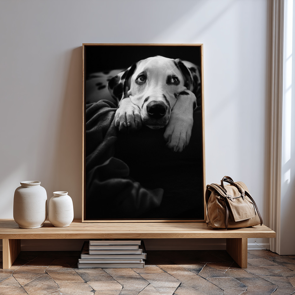 Canvas print - Nothing is happening :-( in guest room