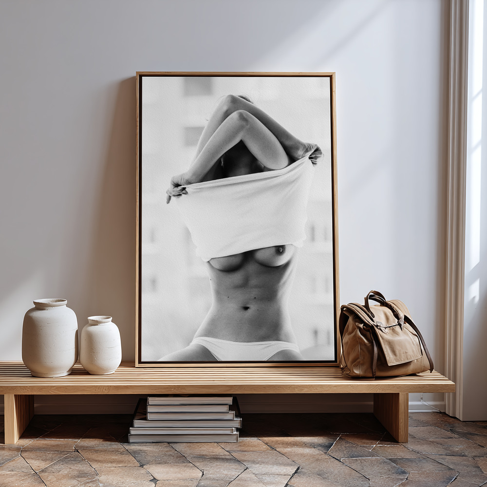 Canvas print - Hot [Simona] in guest room