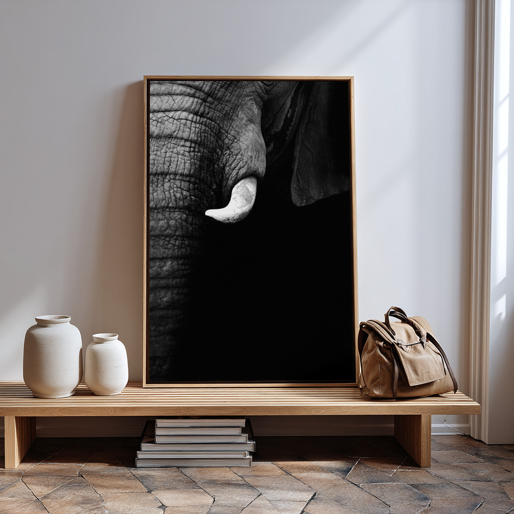 Stampe su tela - Elephant Portrait in guest room