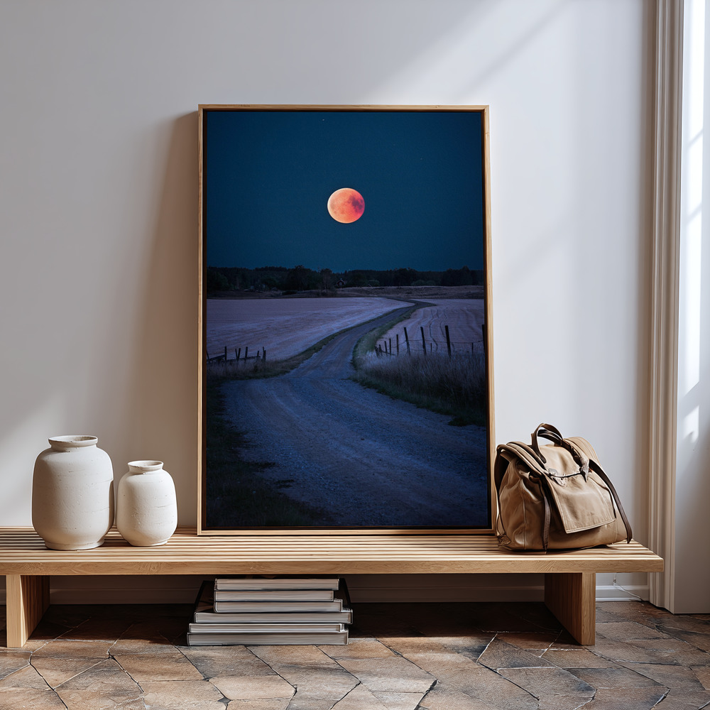 Lærred - Bloodmoon 2018 in guest room