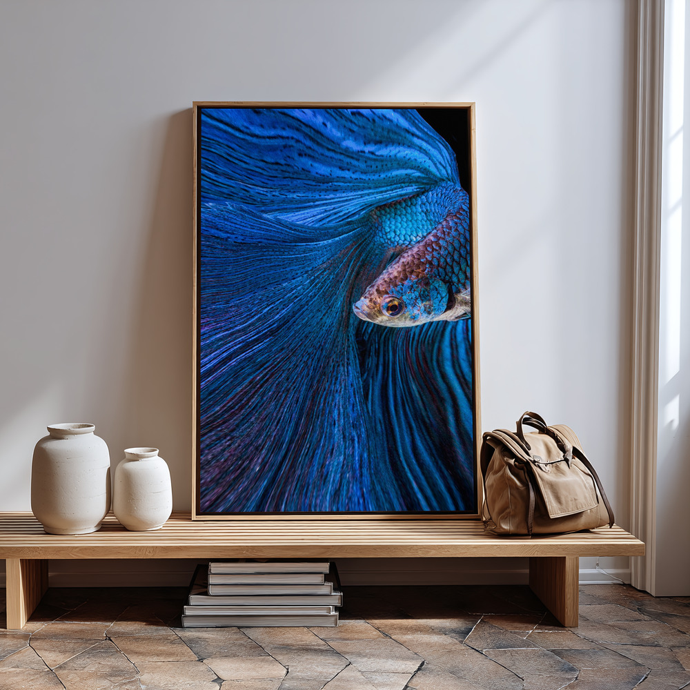 Stampe su tela - Blue Moon in guest room