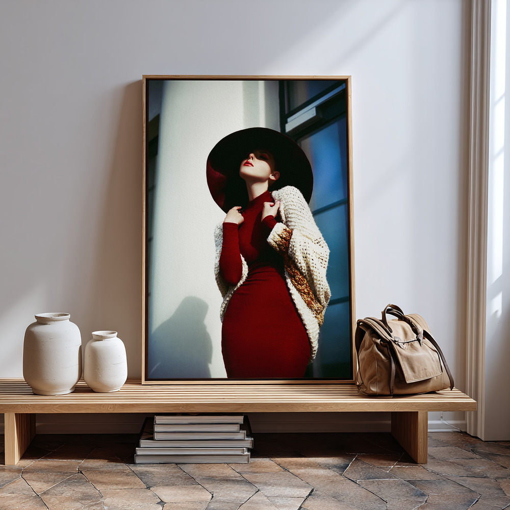 Canvas print - Elegance is when the inside is as beautiful as outside in guest room