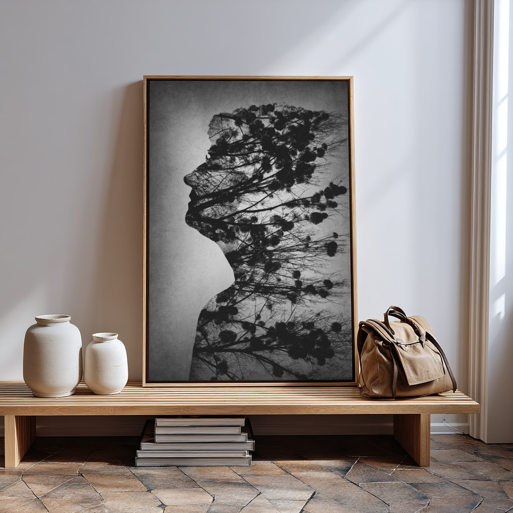 Canvas print - Essence of life in guest room