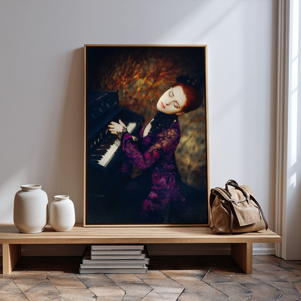 Canvas print - Gone with the Music in guest room