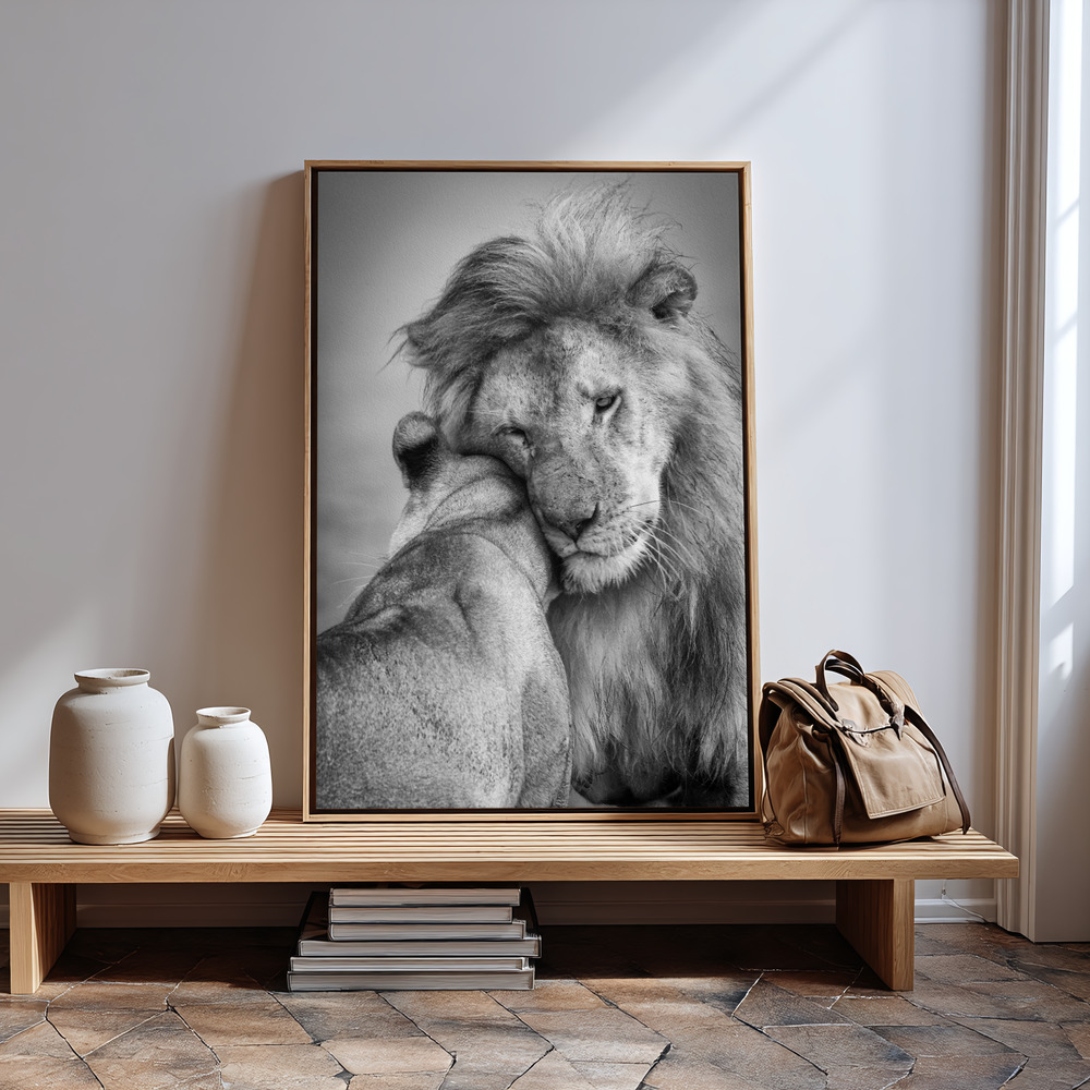 Canvas print - African Love! in guest room
