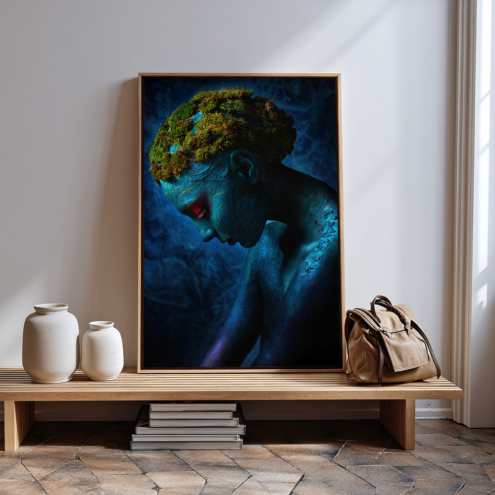 Canvas print - Symbiosis III in guest room