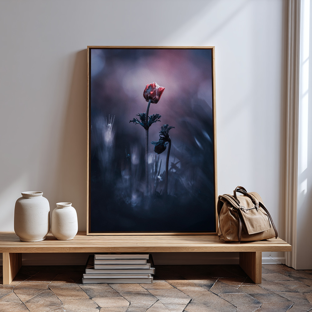 Canvas print - Early Girl in guest room