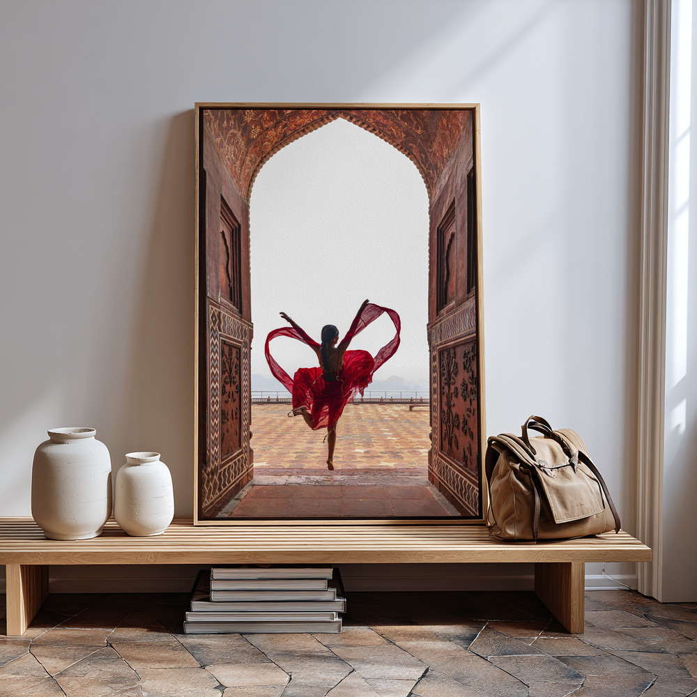 Stampe su tela - Taj Mahal's Heart in guest room