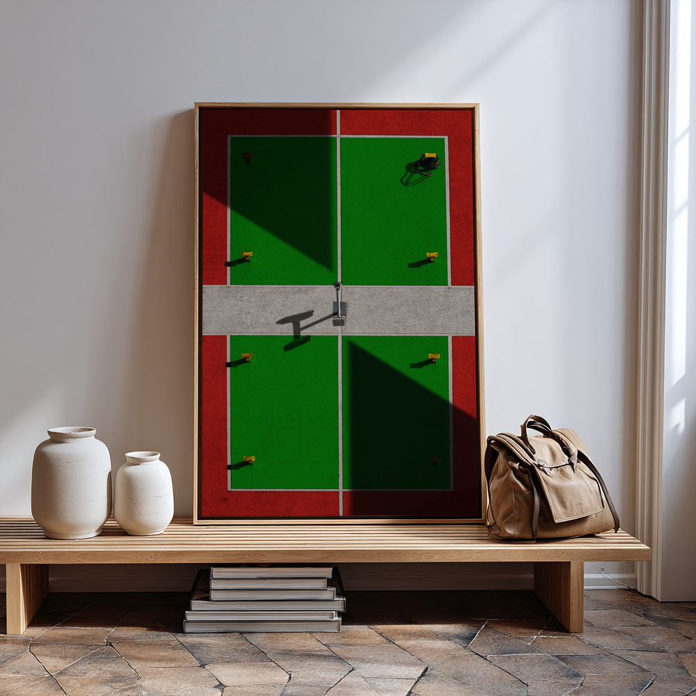 Canvas print - Sports field in guest room