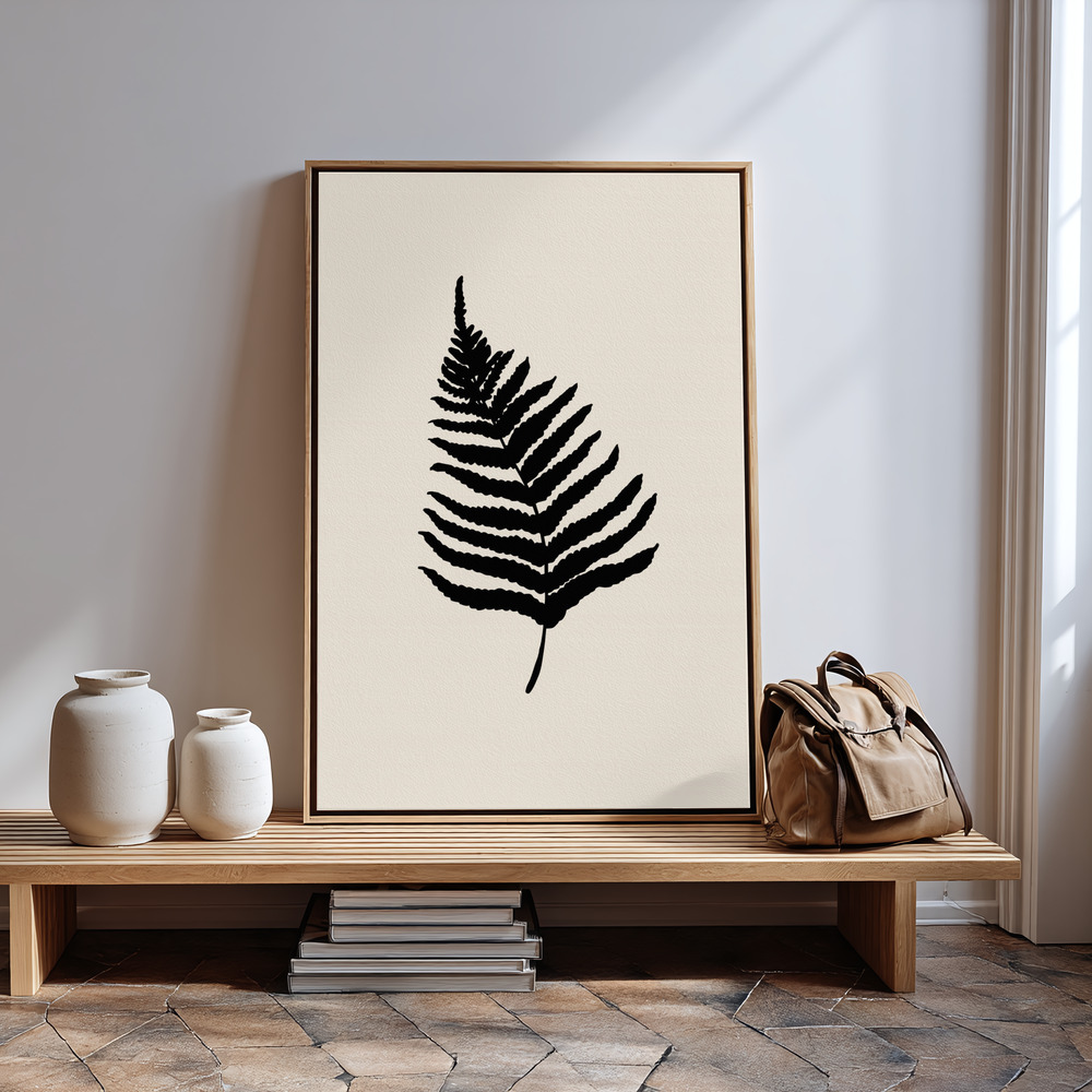 Stampe su tela - Fern in guest room