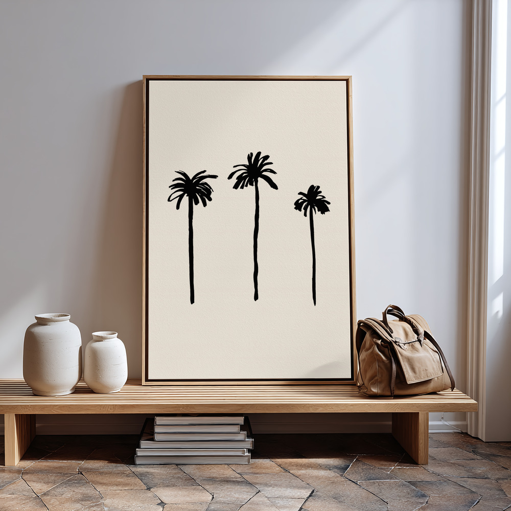 Canvas print - Palm Trees in guest room