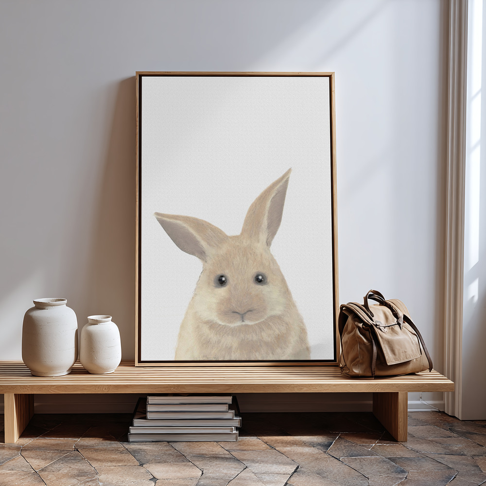 Obraz na płótnie - Rabbit przy wejściu