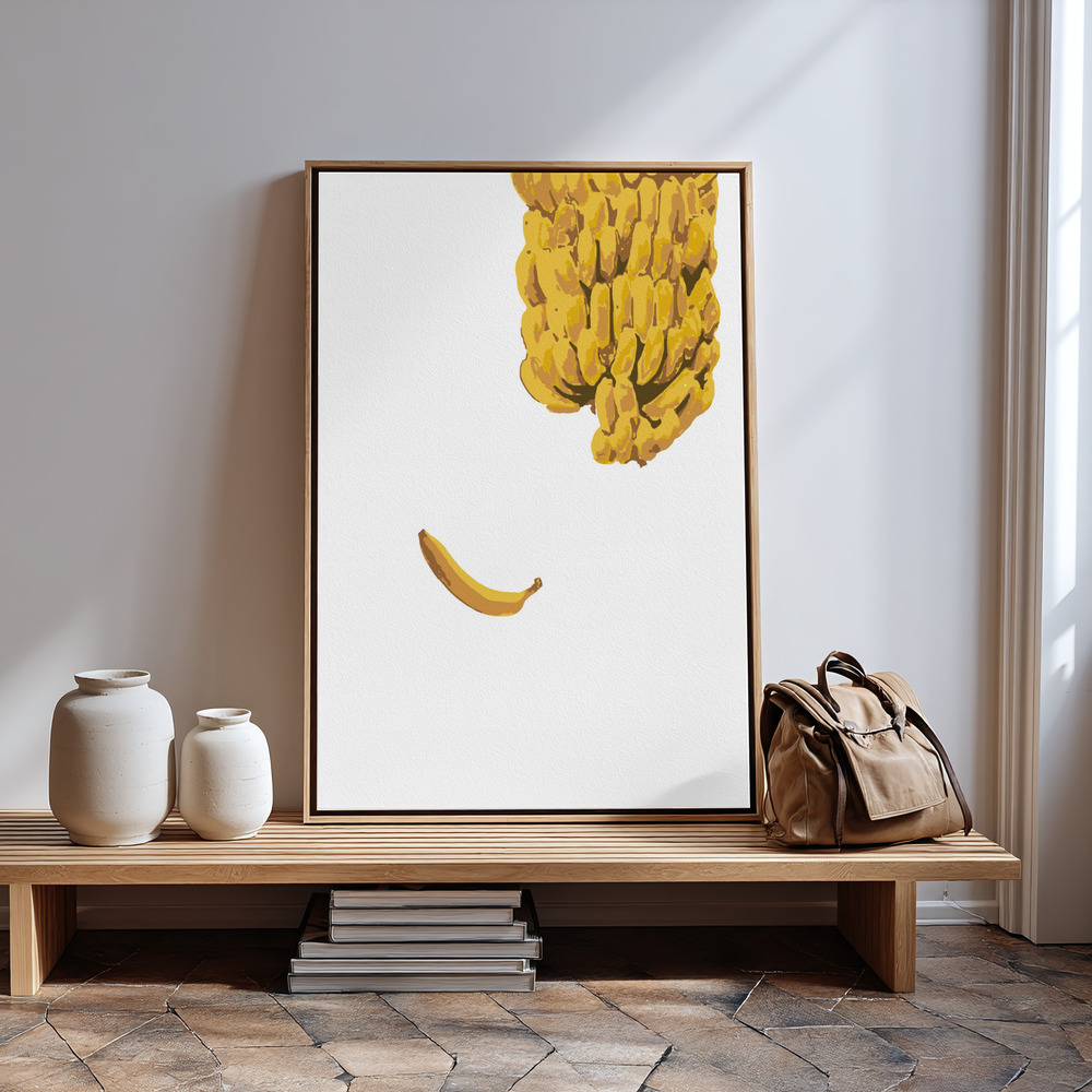 Canvas print - Bananas in guest room