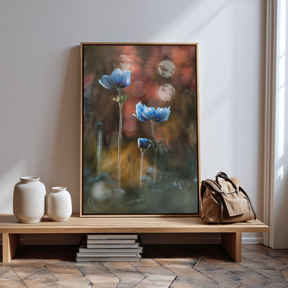 Canvas print - A riot of colors in a grey and dreary world in guest room