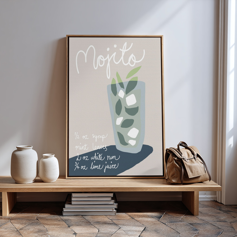 Toile - Mojito à l'entrée
