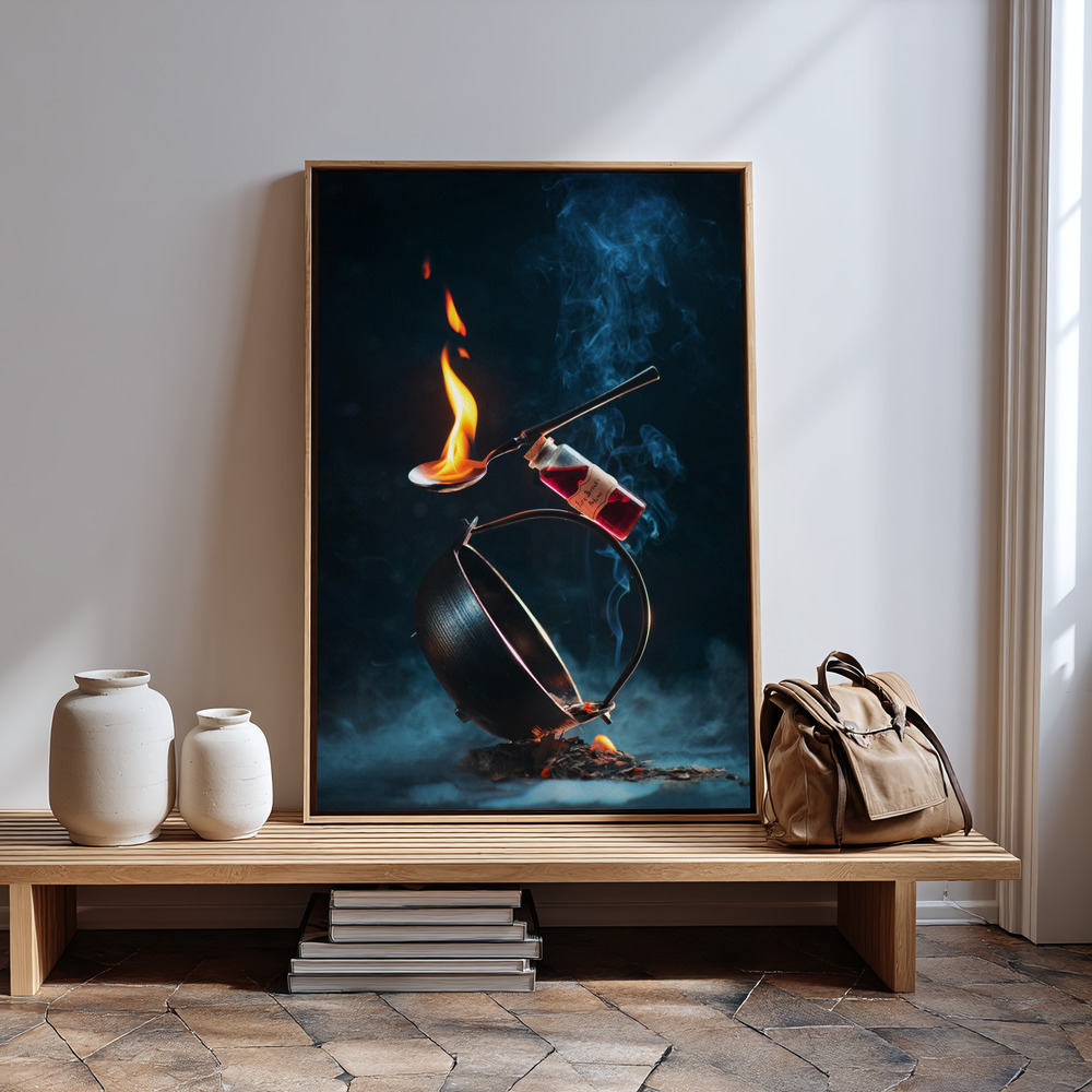 Canvas print - Fire Breath Potion in guest room
