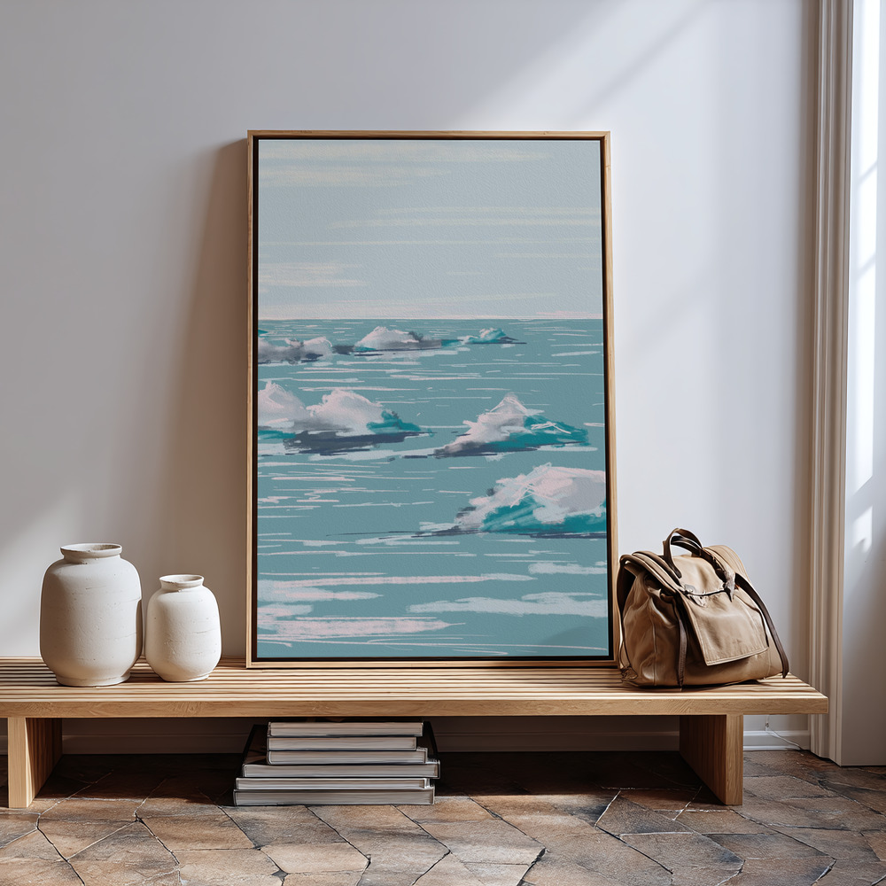 Canvas print - Seascape in guest room