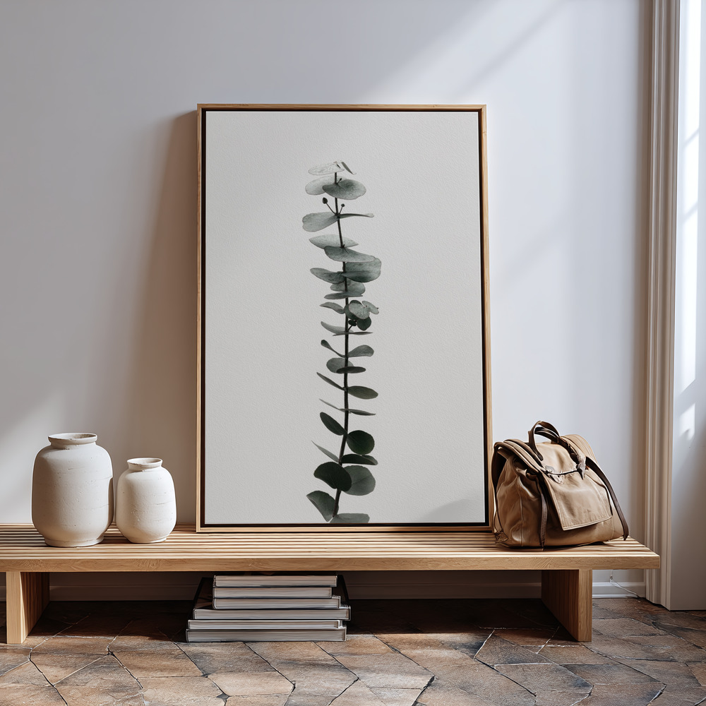 Canvas print - Eucalyptus Natural 02 in guest room