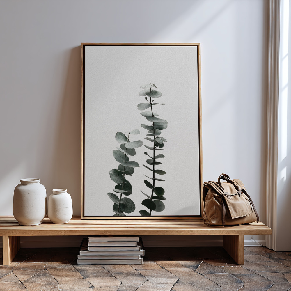 Canvas print - Eucalyptus Natural 03 in guest room