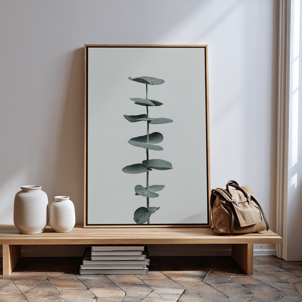 Stampe su tela - Eucalyptus Natural 09 in guest room