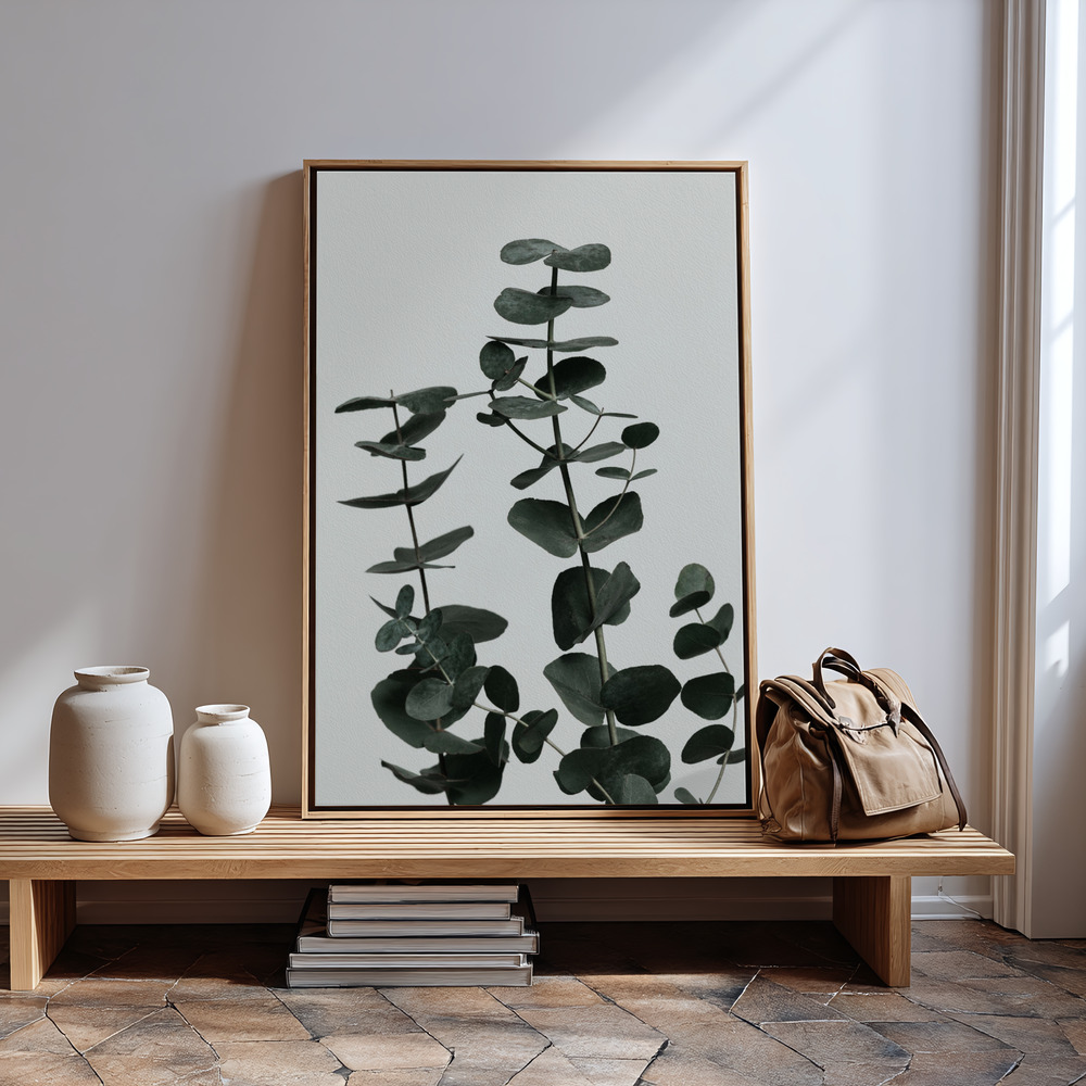 Canvas print - Eucalyptus Natural 11 in guest room