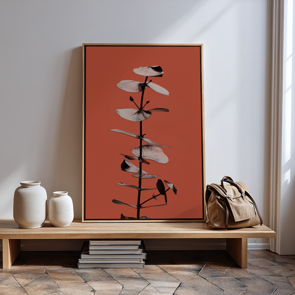 Stampe su tela - Eucalyptus Rust 02 in guest room