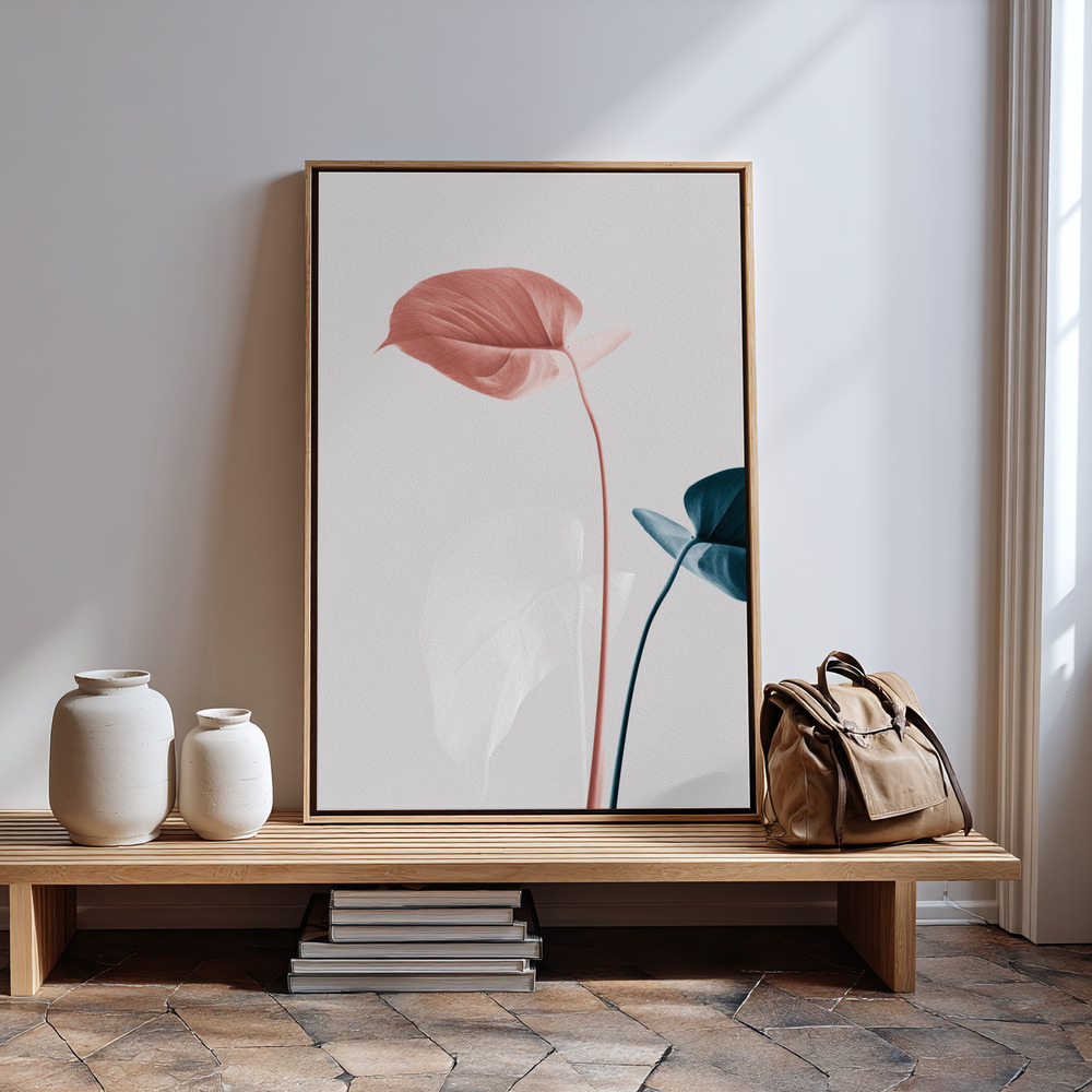 Canvas print - Monstera Creative 25 in guest room