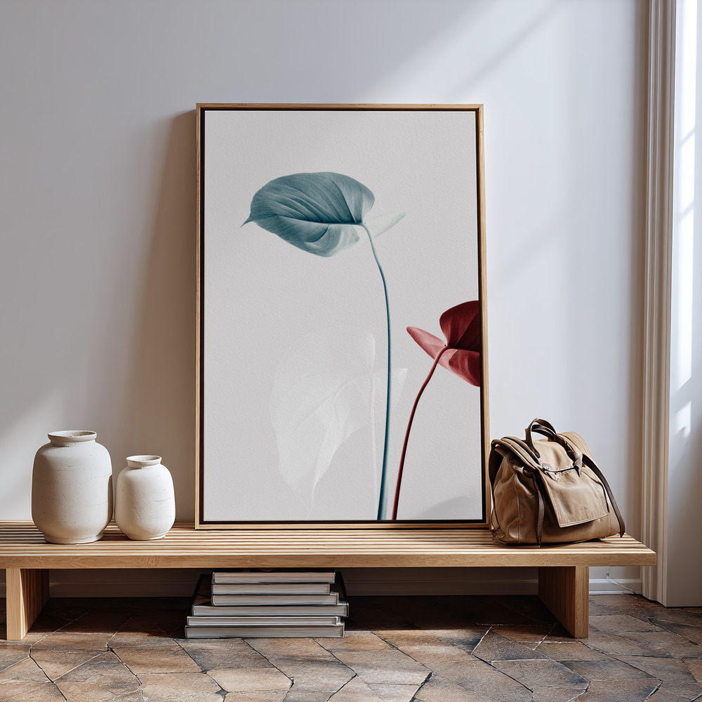 Canvas print - Monstera Creative 23 in guest room