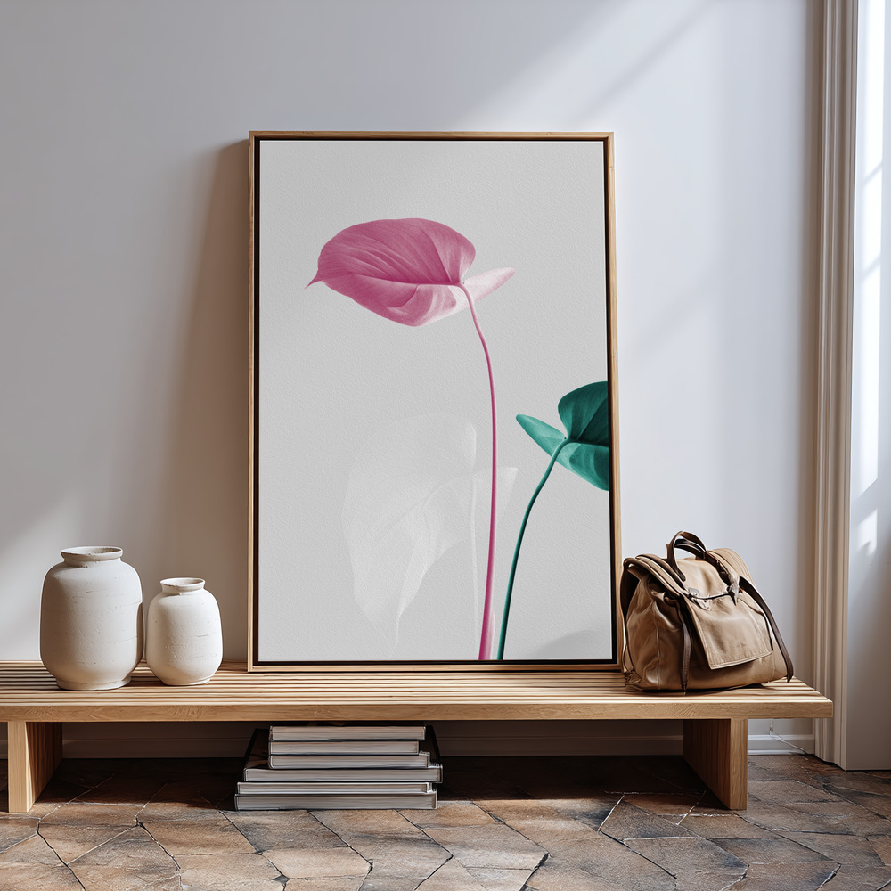 Canvas print - Monstera Creative 18 in guest room