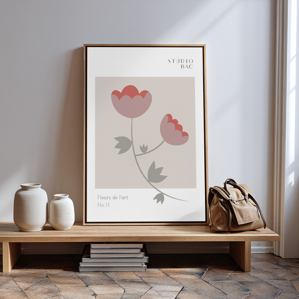 Canvas print - Roses Studio Bac in guest room