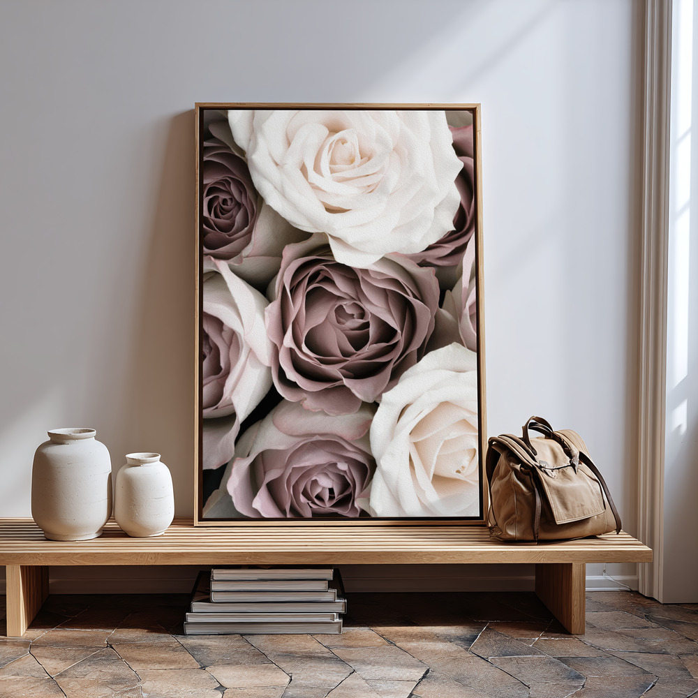 Canvas print - Roses in guest room