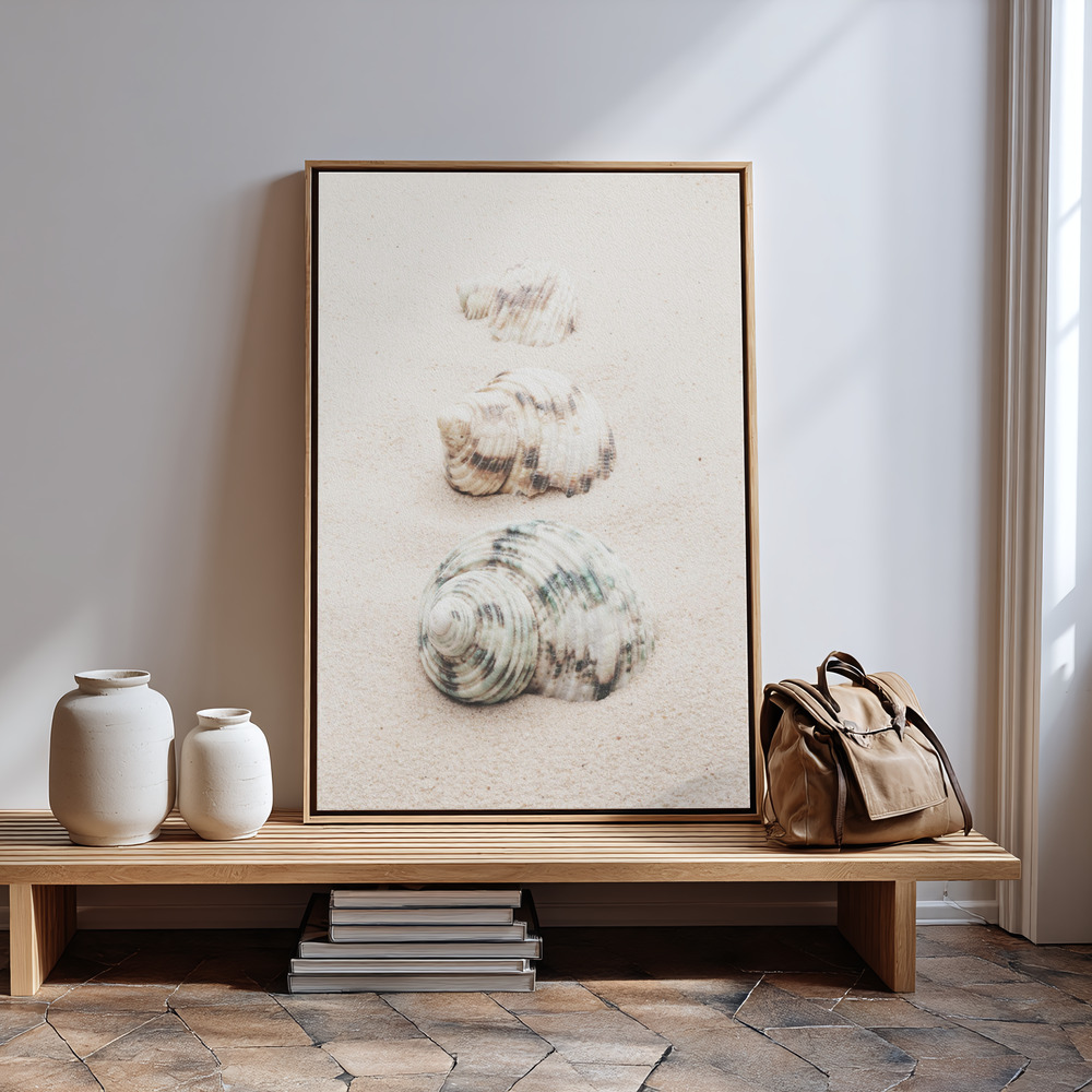 Canvas schilderi - Shells bij de ingang