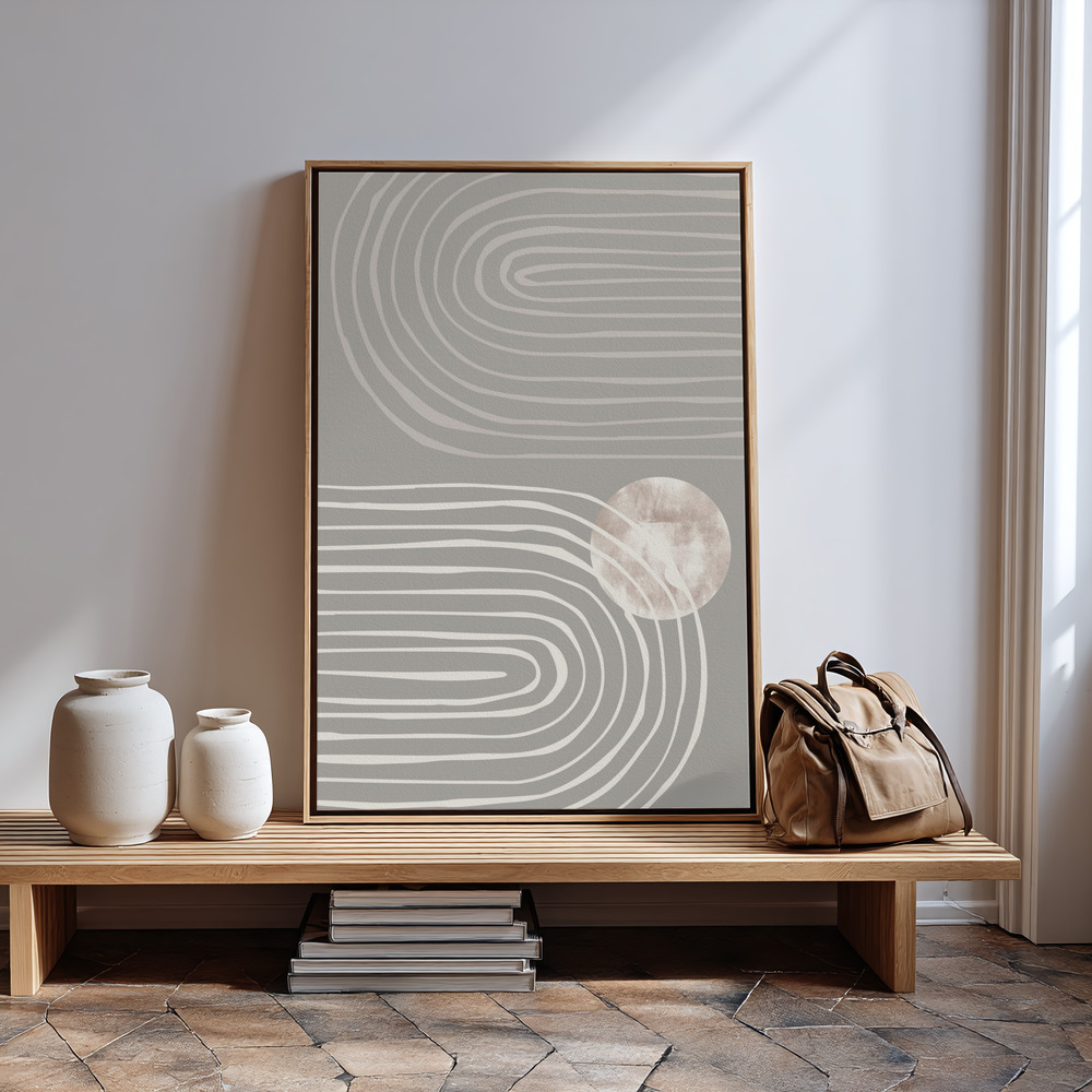 Canvas schilderi - Arch Dark bij de ingang