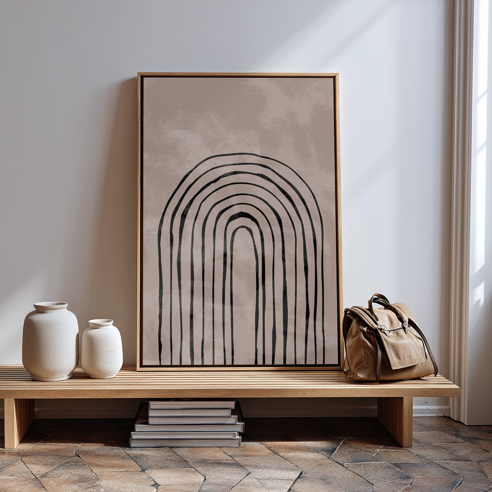 Canvas print - Arch one way in guest room
