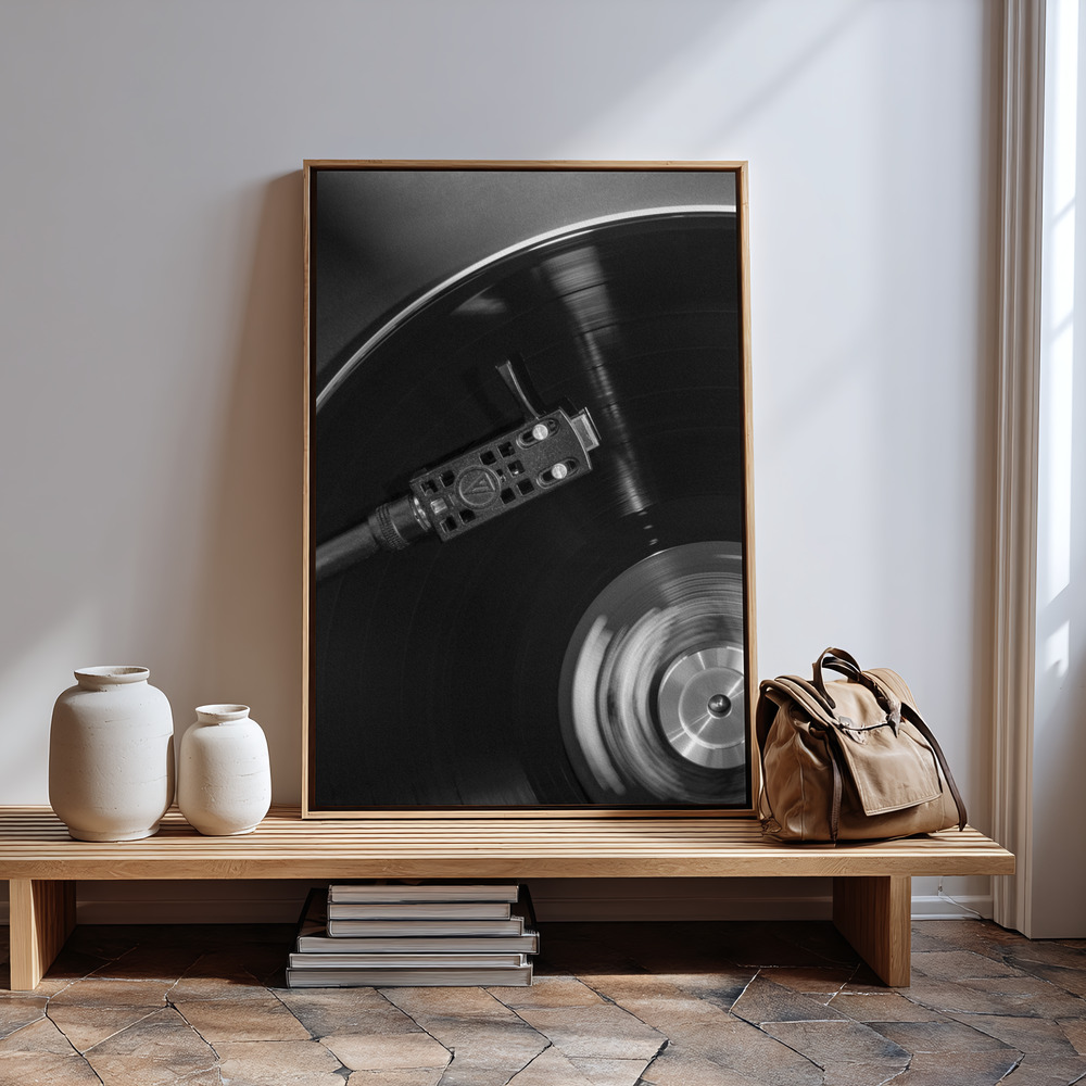 Canvas schilderi - Vinyl_001 in guest room