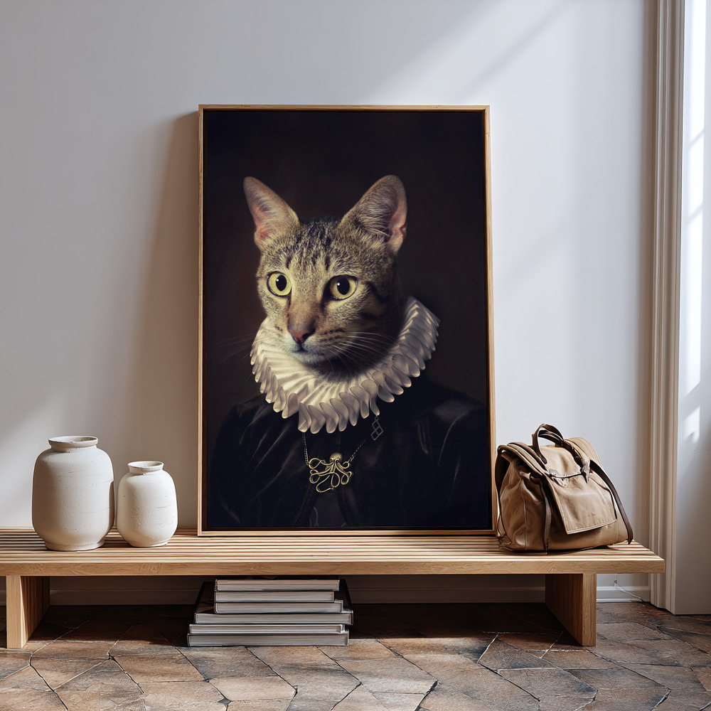 Canvas print - Sir Kiko in guest room