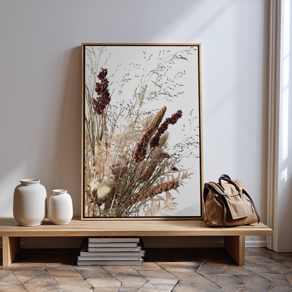 Lienzo - Dried Flower 1 in guest room