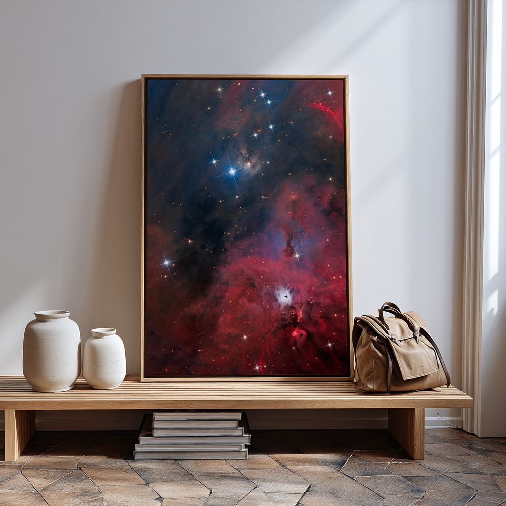 Canvas print - NGC 1999 in guest room